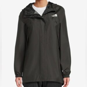The North Face Black Hooded Rain Jacket Size L